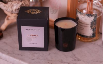 L&rsquo;Artisan Parfumeur : bougie L&rsquo;Ambre
