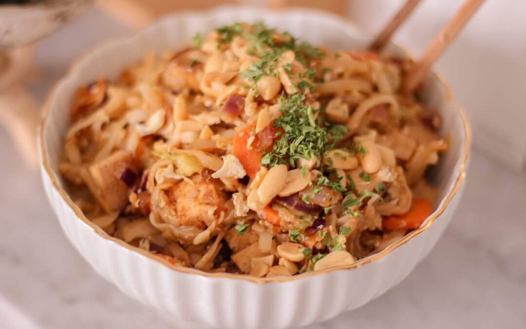 Pad thaï végétarien